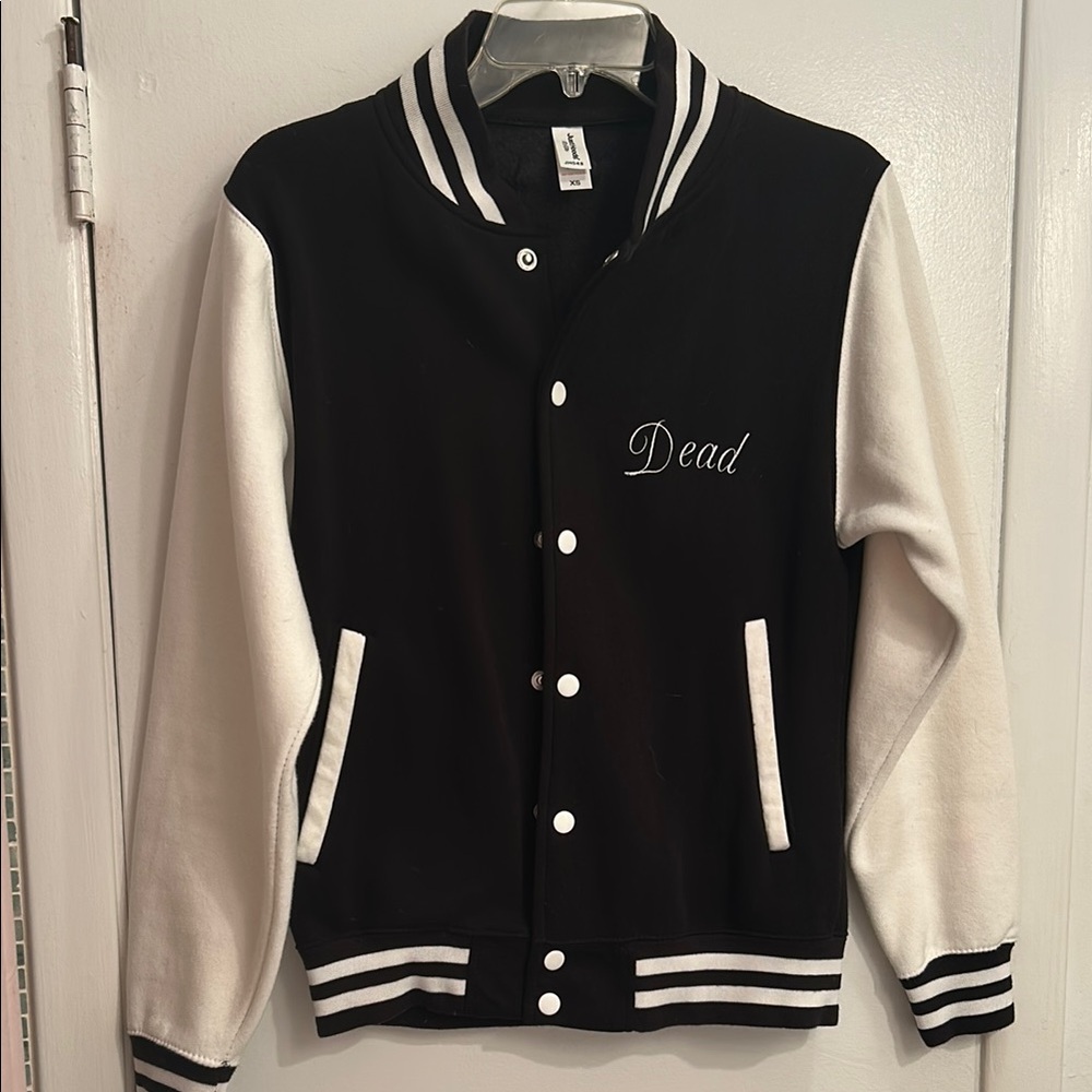 Black and White Varsity Jacket